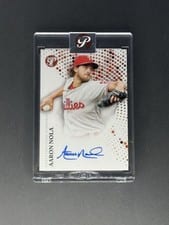 2022 Topps Pristine Autographs Aaron Nola #PA-AN card