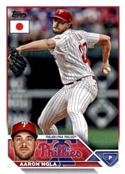 2023 Topps Japan Edition Base Set Aaron Nola #191 card