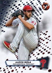 2023 Topps Pristine Base Set Aaron Nola #65 card