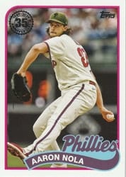 2024 Topps 1989 Topps Baseball 35th Anniversary (Series 2) Aaron Nola #89B2-28 card