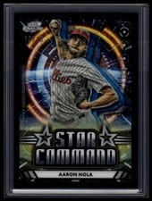 2024 Topps Cosmic Chrome Star Command Aaron Nola #SC-10 card