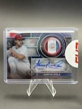 2024 Topps Tribute Autograph Patches Aaron Nola #APA-AN card