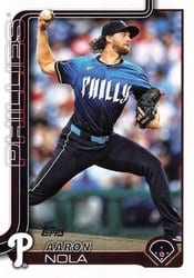 2025 Topps Base Set Aaron Nola #454 card
