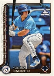 2025 Topps Pro Debut Base Set Aaron Parker #PD-21 card