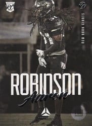 2021 Panini Luminance Base Set Aaron Robinson #195 card