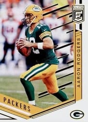 2018 Donruss Elite Base Set Aaron Rodgers #33 card