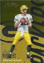 2018 Panini Absolute Base Set Aaron Rodgers #35 card