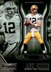 2018 Panini Playbook Base Set Aaron Rodgers #69 card