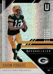 2018 Panini Unparalleled Base Set Aaron Rodgers #69 card
