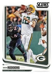 2018 Score Base Set Aaron Rodgers #114 card