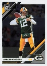 2019 Donruss Optic Base Set Aaron Rodgers #37 card