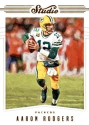 2019 Panini Chronicles Studio Aaron Rodgers #S19 card