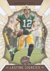 2019 Panini Legacy Lasting Legacies Aaron Rodgers #LL-AR card