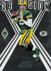 2019 Panini Phoenix QB Vision Aaron Rodgers #21 card