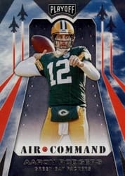 2019 Panini Playoff Air Command Aaron Rodgers #8 card