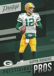 2019 Panini Prestige Prestigious Pros Aaron Rodgers #PP-AR card