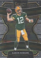 2019 Panini Select Base Set Aaron Rodgers #90 card