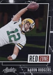 2020 Panini Absolute Red Zone Aaron Rodgers #19 card