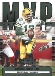 2020 Panini Contenders MVP Contenders Aaron Rodgers #MC-ARO card
