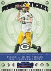 2020 Panini Contenders Winning Ticket Aaron Rodgers #WT5 card