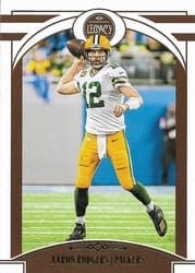 2020 Panini Legacy Base Set Aaron Rodgers #64 card