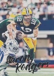 2020 Panini Luminance Base Set Aaron Rodgers #42 card