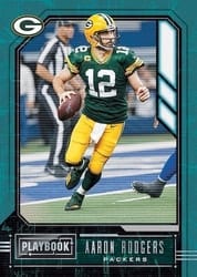 2020 Panini Playbook Base Set Aaron Rodgers #70 card