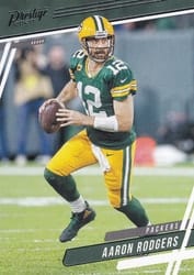 2020 Panini Prestige Base Set Aaron Rodgers #124 card