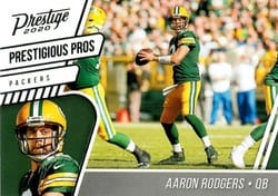 2020 Panini Prestige Prestigious Pros Aaron Rodgers #PP-AR card