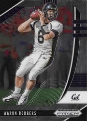 2020 Panini Prizm Draft Picks Base Set Aaron Rodgers #3 card