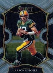 2020 Panini Select Base Set Aaron Rodgers #12 card