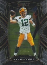 2020 Panini Select Base Set Aaron Rodgers #212 card