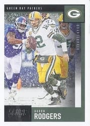 2020 Score Base Set Aaron Rodgers #228 card