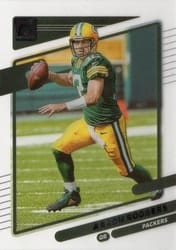 2021 Clearly Donruss Base Set Aaron Rodgers #17 card