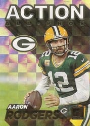 2021 Donruss Action All-Pros Aaron Rodgers #AP1 card