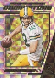 2021 Donruss Dominators Aaron Rodgers #D14 card