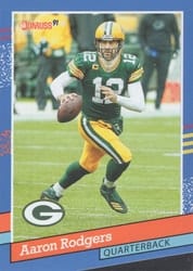 2021 Donruss Retro 1991 Aaron Rodgers #91-10 card