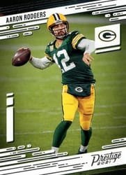 2021 Panini Prestige Base Set Aaron Rodgers #104 card