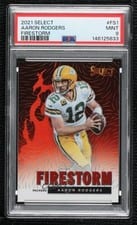 2021 Panini Select Firestorm Aaron Rodgers #FS-1 card