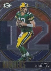 2021 Panini Select Select Numbers Aaron Rodgers #SN-7 card
