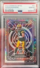 2022 Donruss Optic Mythical Aaron Rodgers #M-3 card