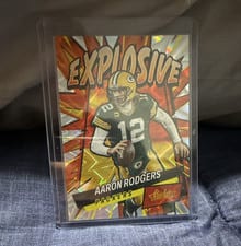 2022 Panini Absolute Explosive Aaron Rodgers #E3 card