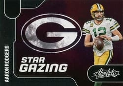 2022 Panini Absolute Star Gazing Aaron Rodgers #SG-7 card