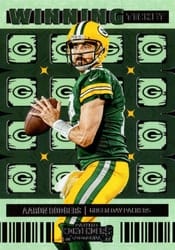 2022 Panini Contenders Winning Ticket Aaron Rodgers #WT-ARO card