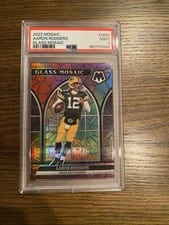 2022 Panini Mosaic Glass Mosaic Aaron Rodgers #GM-9 card
