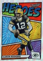 2022 Panini Prestige Heroes Aaron Rodgers #H-1 card