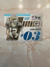 2022 Score Top 100 Aaron Rodgers #T3 card