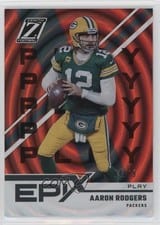 Aaron Rodgers 2022 Zenith Epix Orange card