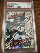 2023 Panini Absolute Explosive Aaron Rodgers #9 card