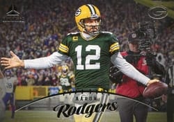 2023 Panini Luminance Base Luminance Horizontal Aaron Rodgers #80 card